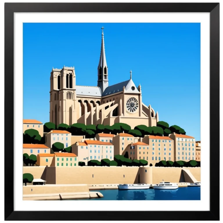 Notre dame Marseille emoji