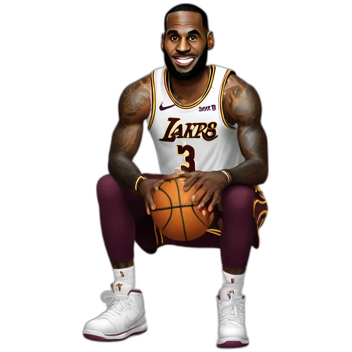 lebron james full body emoji