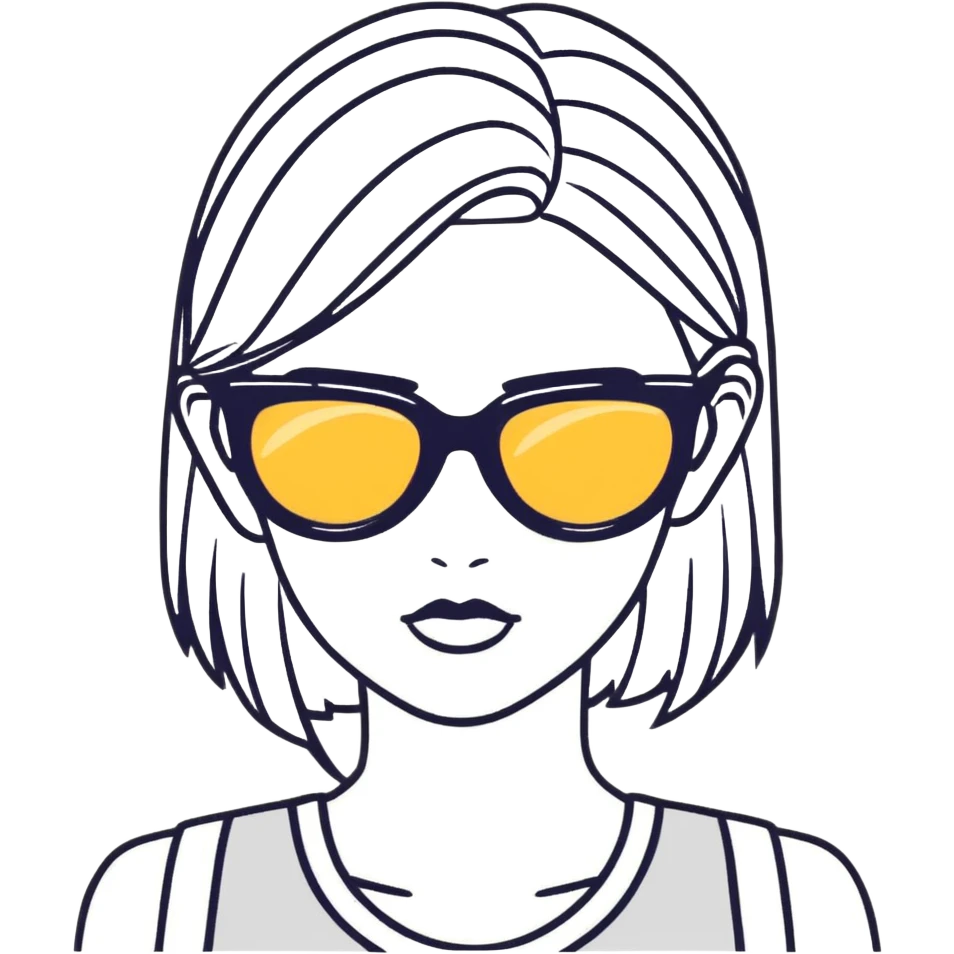 Girl with sunglasses emoji