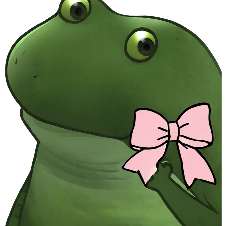 Light pink bow emoji
