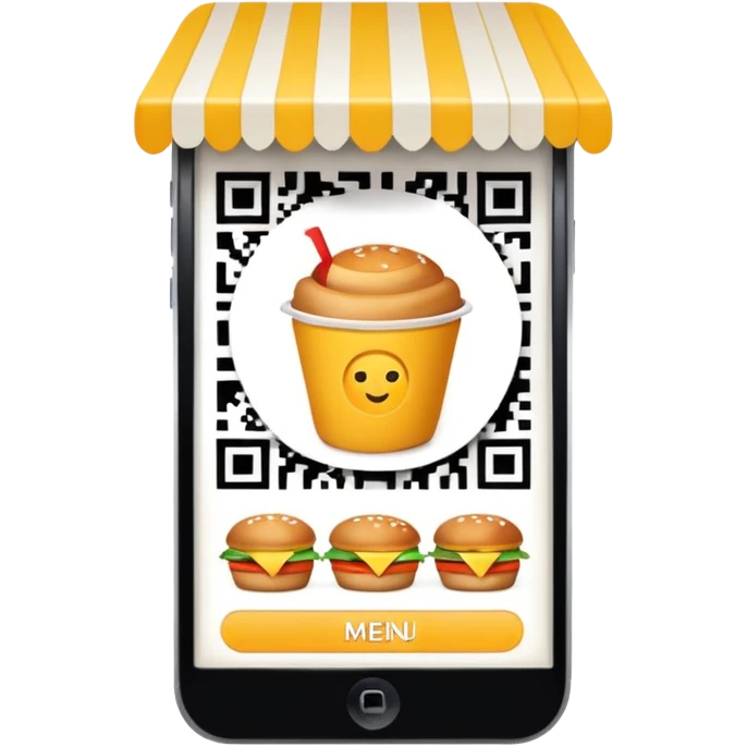 restaurant qr menu  emoji