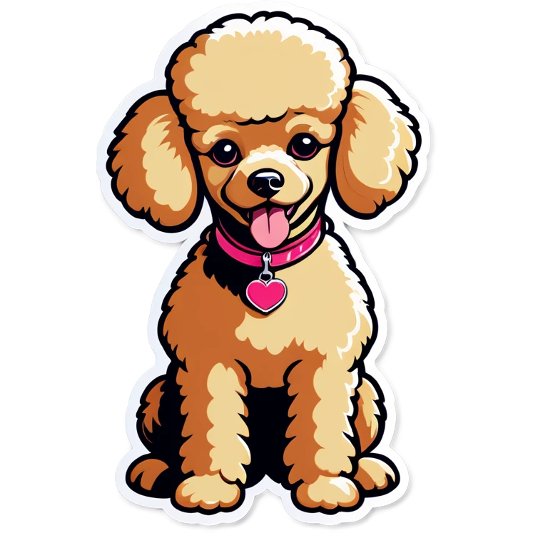 With poodle emoji