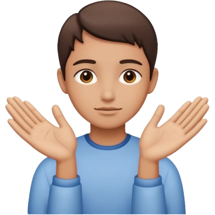 silence in the palms  emoji