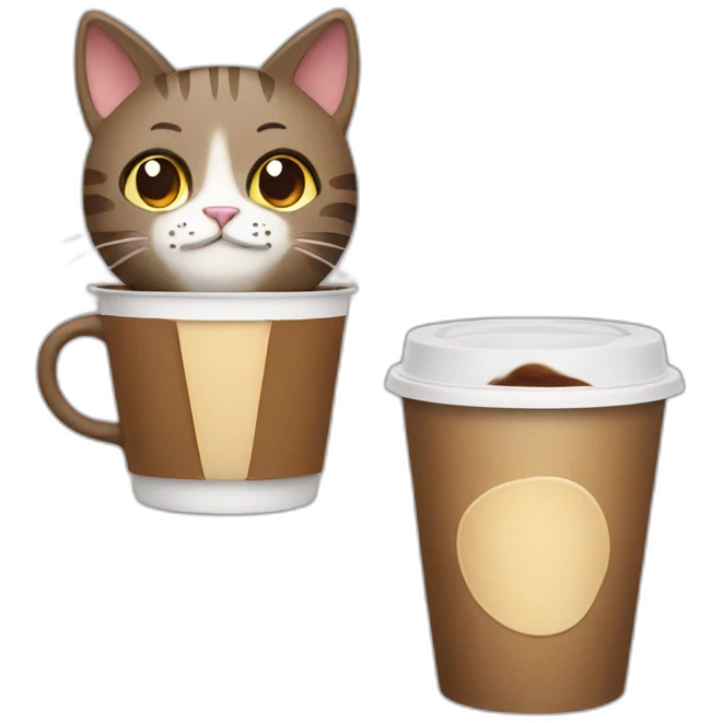 coffee cat emoji