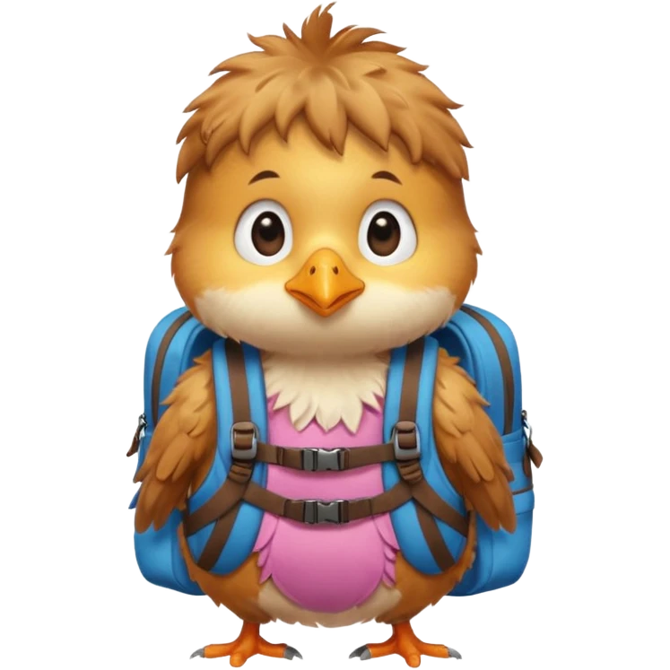 جوجه ای که مدرسه میره emoji