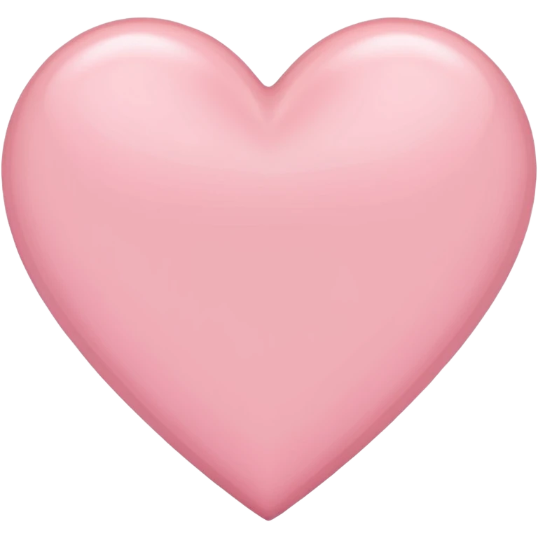 Light pink heart emoji