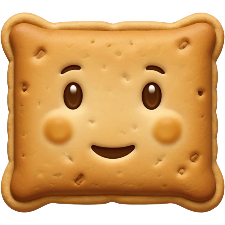 rectangular biscuit cookie emoji