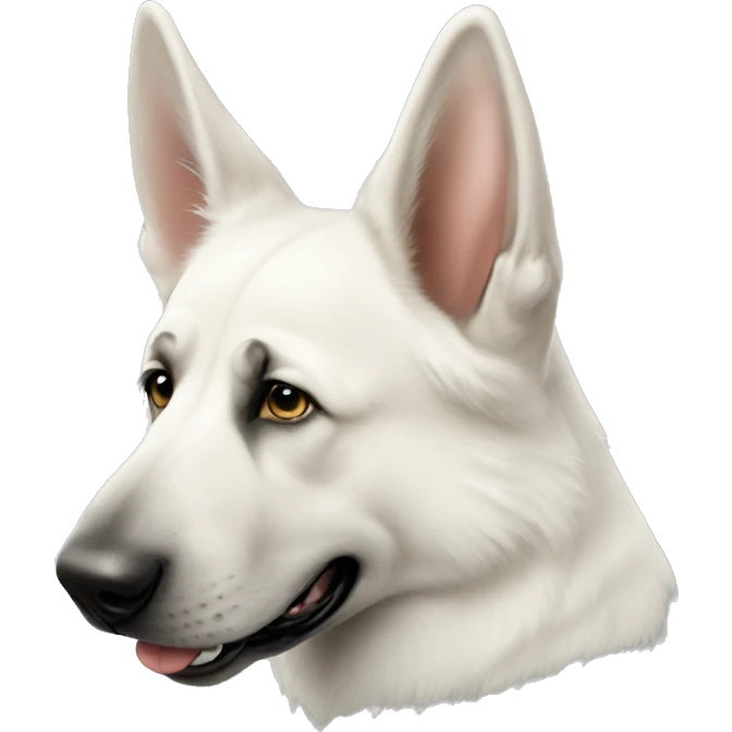 White German Shepherd  emoji