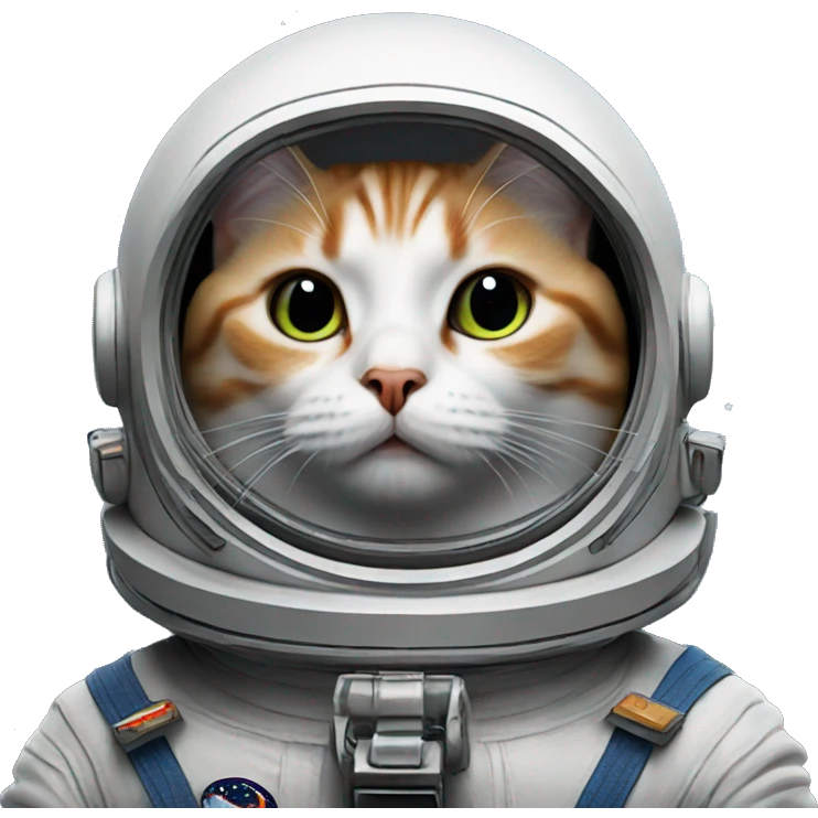 Cat in space emoji