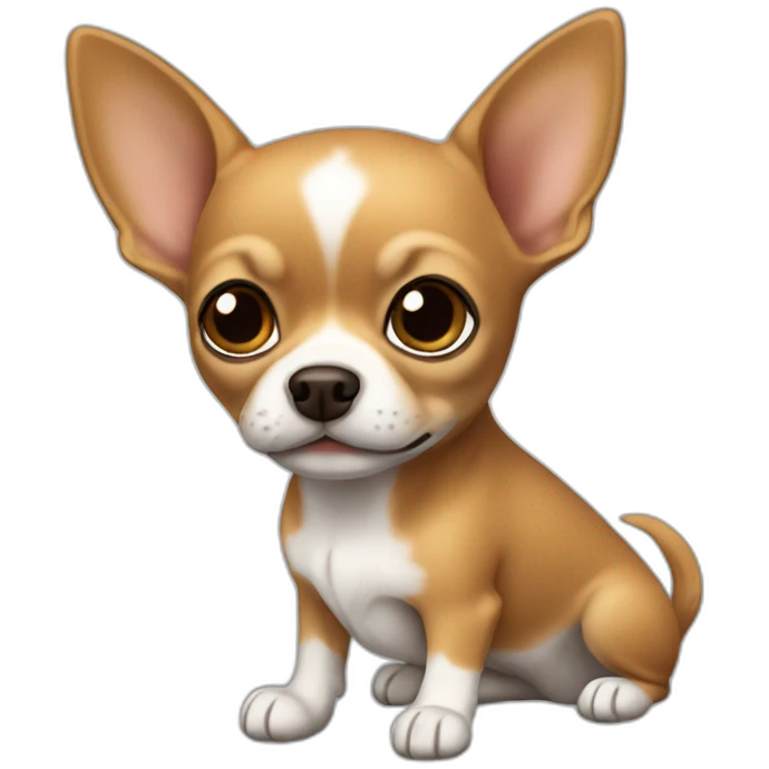 Chihuahua marron claro emoji