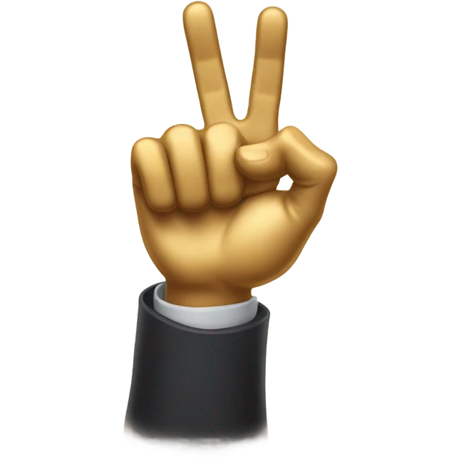 golden hand pointing  emoji