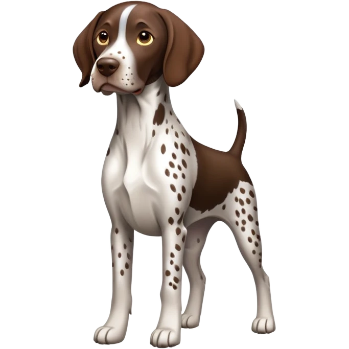 German shorthaired pointer emoji