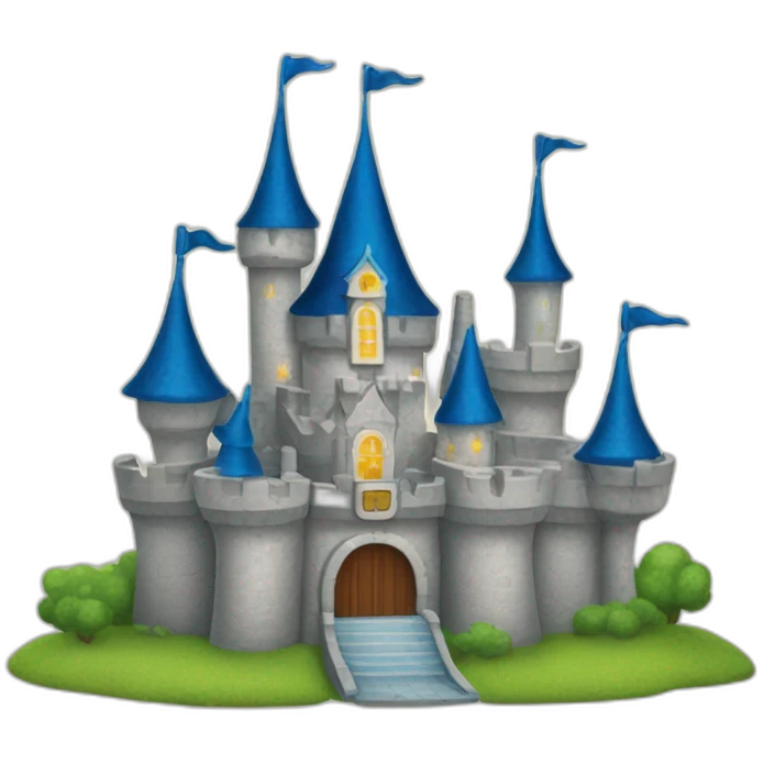 Mickeys mobile castle emoji