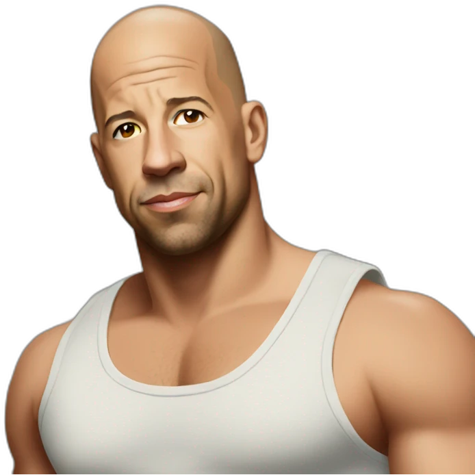 Vin diesel in tanktop emoji