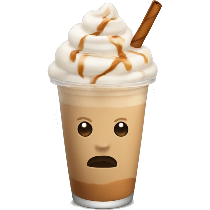 Iced chai latte  emoji