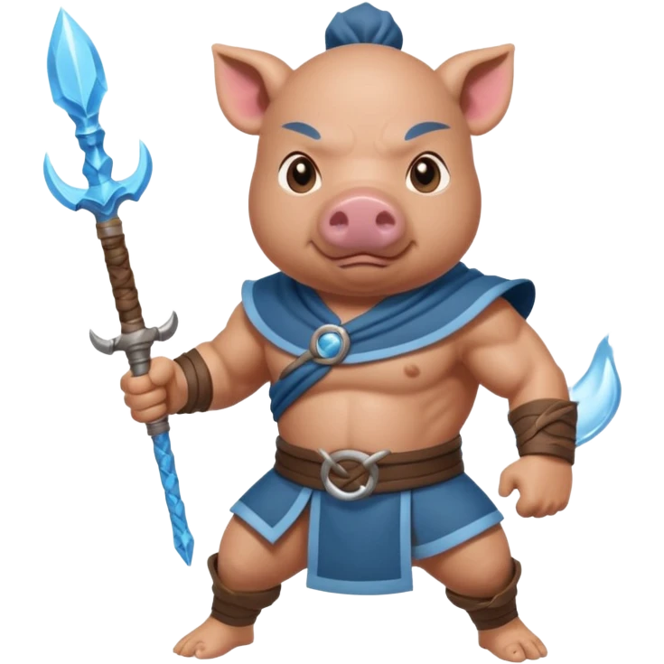water bender pig warrior emoji