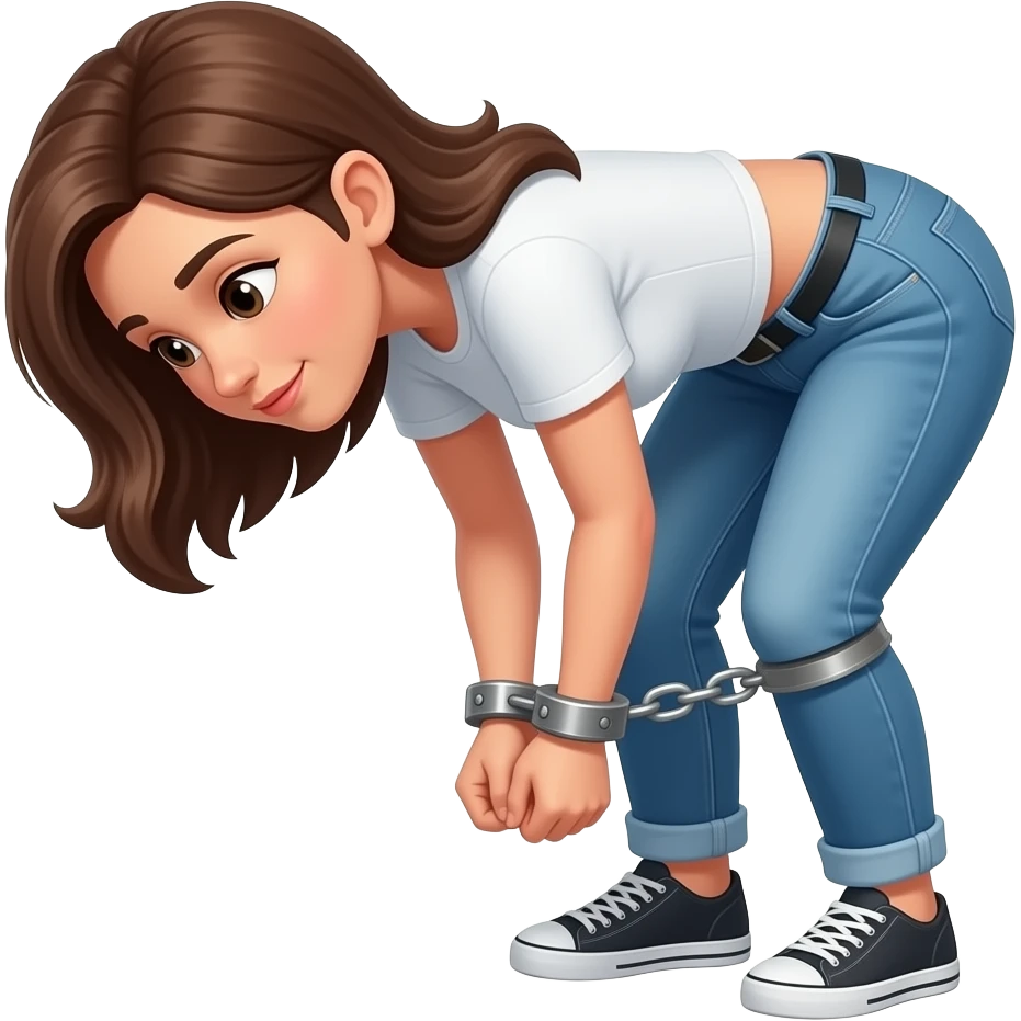 Wife bent over handcuffed emoji