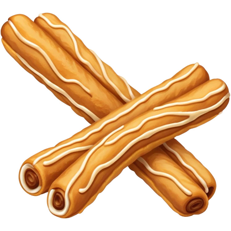 Simple churro street snack with soft tones emoji