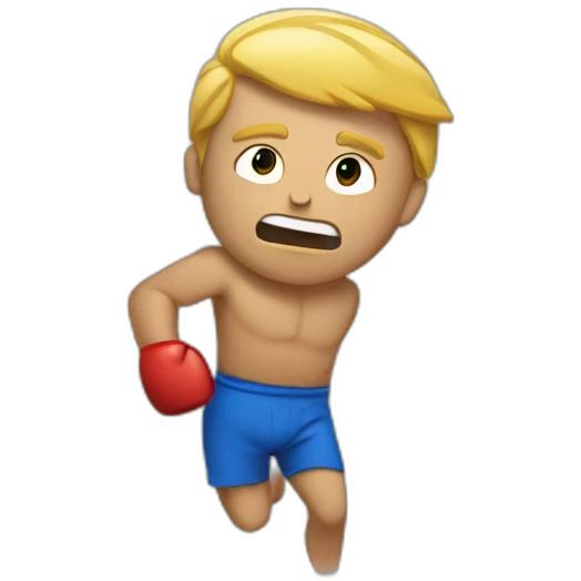 Punching emoji
