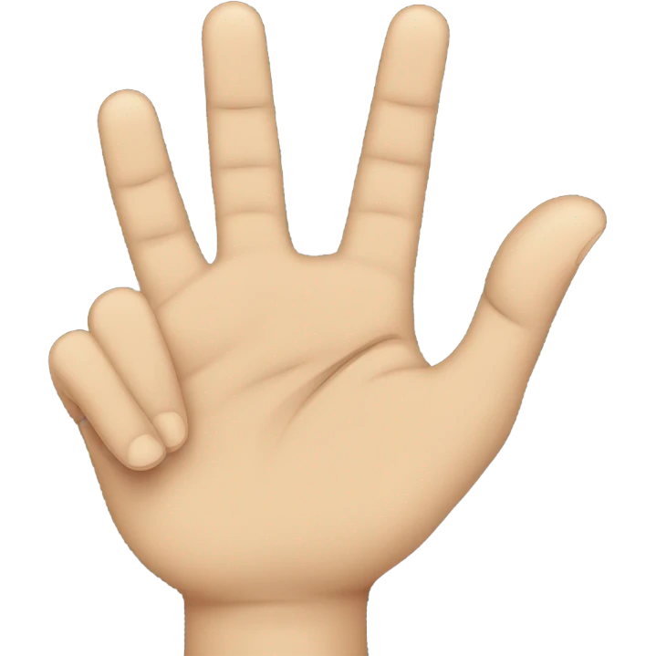 3 finger salute emoji