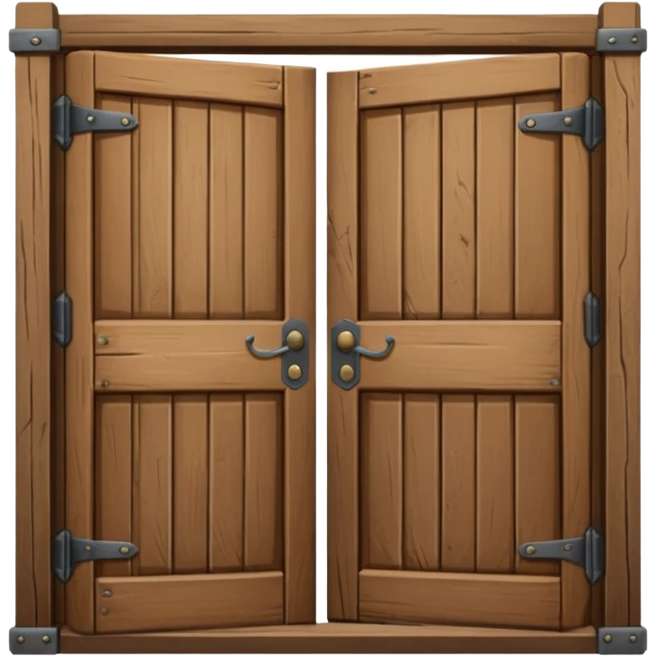opened door from side emoji