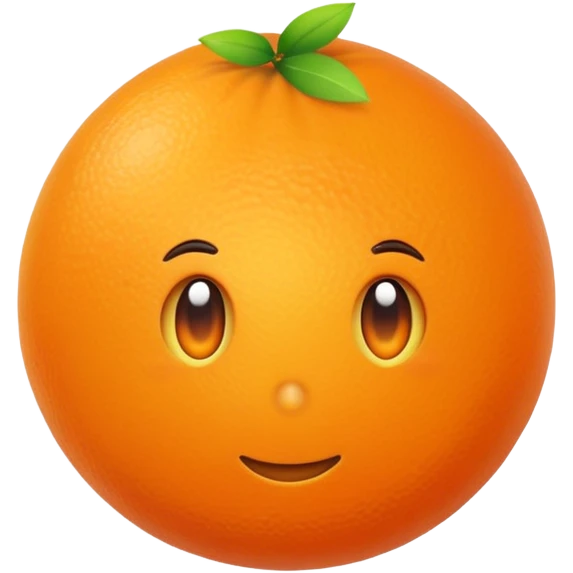 Orange  emoji