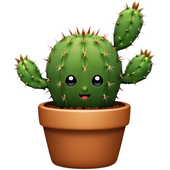 cute little cactuscute  emoji