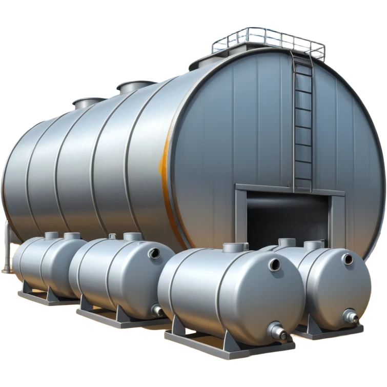 hangar, many fuel warehouse emoji
