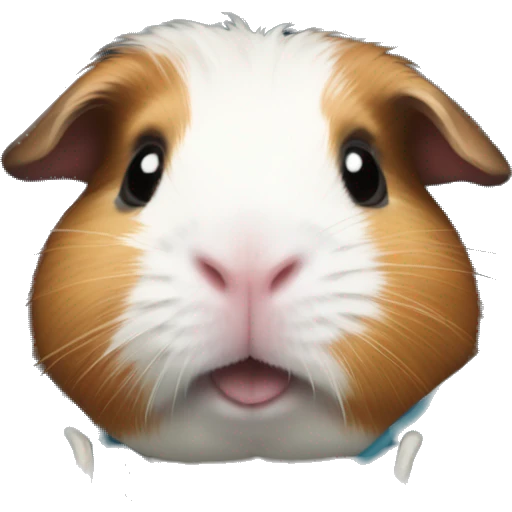 Guinea Pig in a hoodie  emoji
