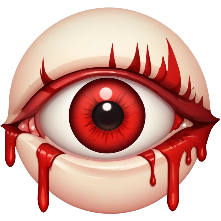 Eye popping  out emoji