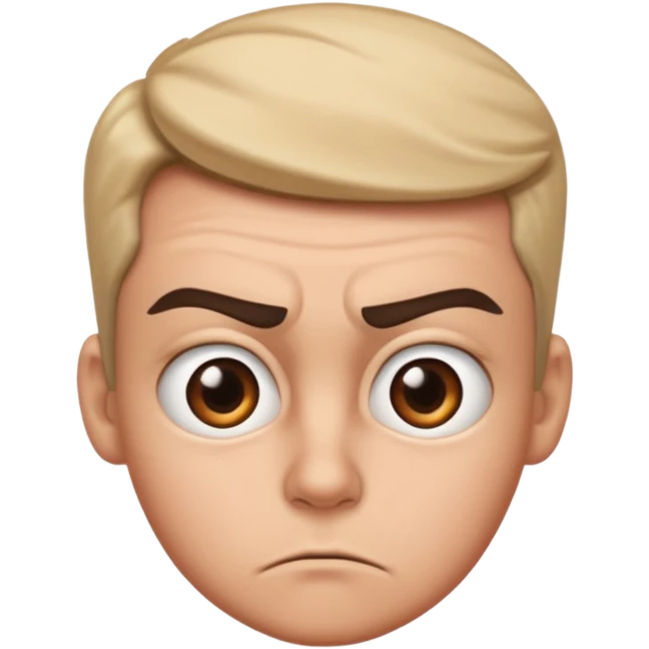Bombastic side eye emoji