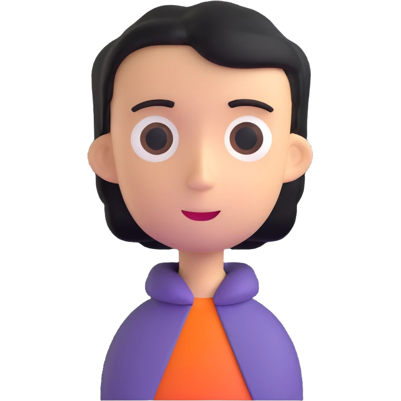 person looking at snow falling emoji