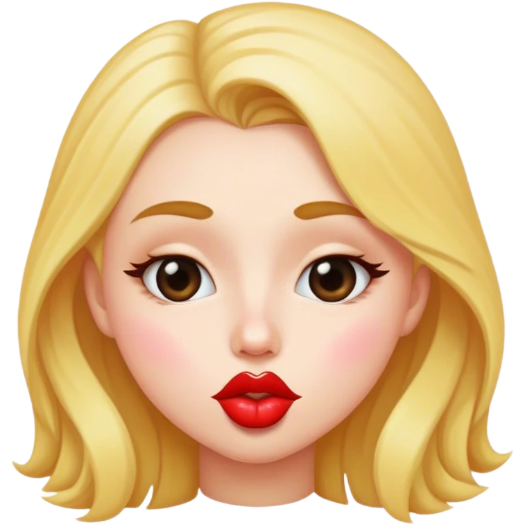 Kiss face  emoji