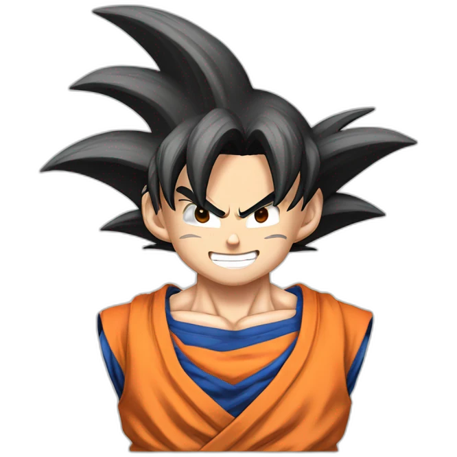 Goku feliz emoji