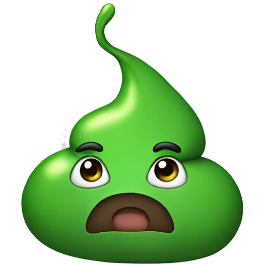 Green poop emoji