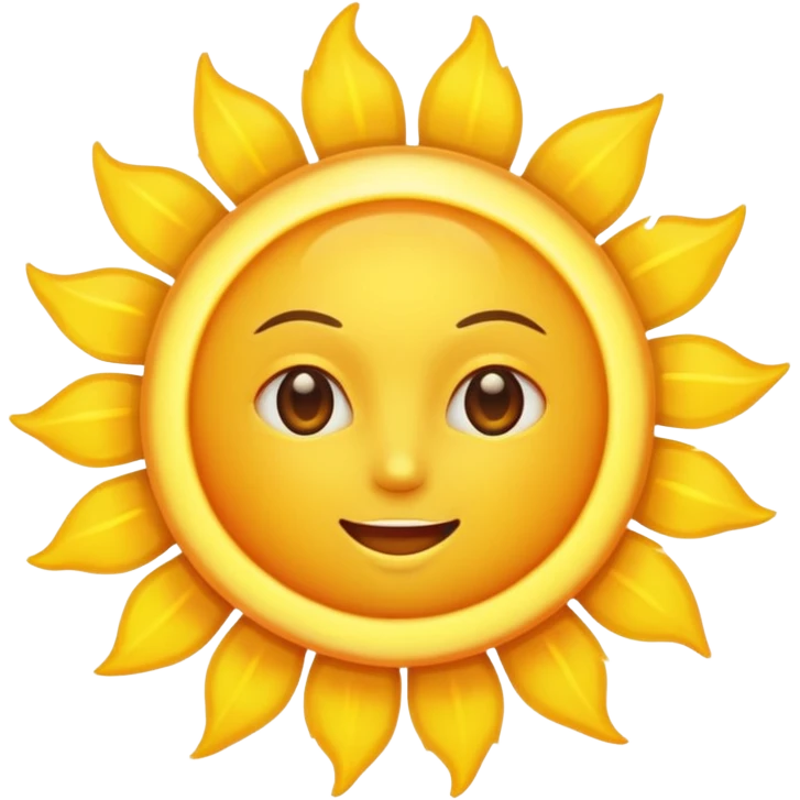 a full view of Sun  emoji