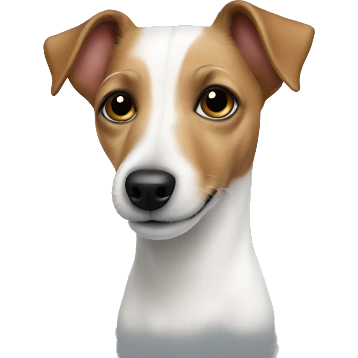 white Jack Russell  emoji