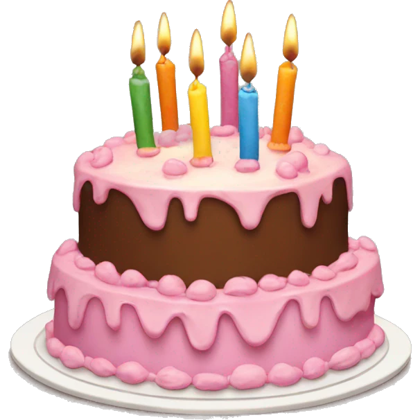 birthday cake emoji