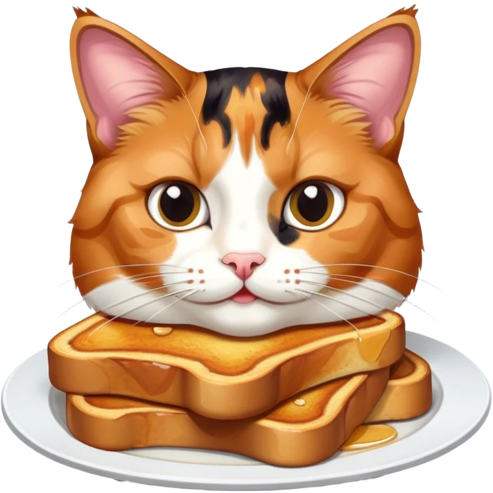 French toast cat emoji