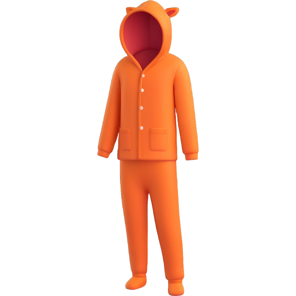 minimalist and professional 3D style floating or neatly arranged pajamas only in #6fe8f3 color, no body or face, for psychiatric clinic Discord role icon emoji