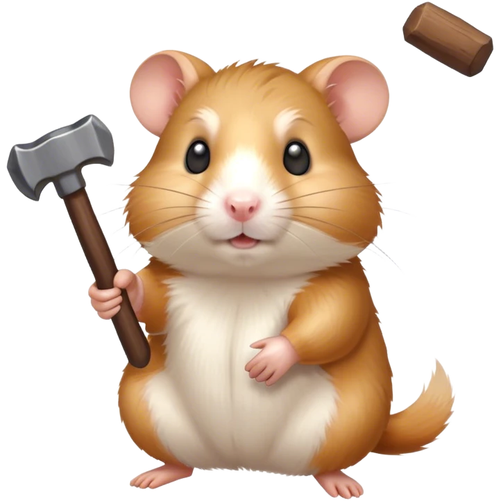 Hamster with the hammer  emoji