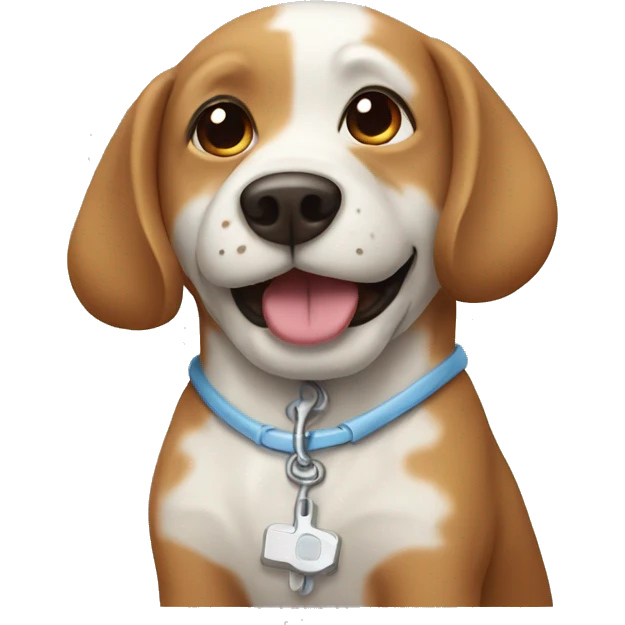 Dog doing iv  emoji