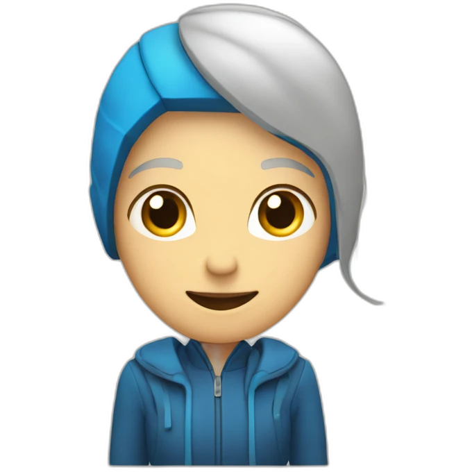 Une personne et un coeur emoji