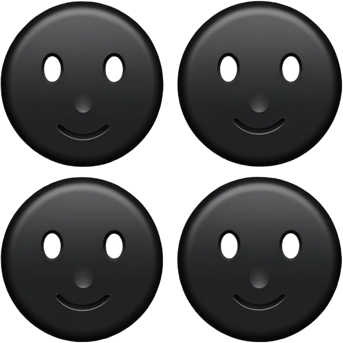 Make to round circles and one long line emoji