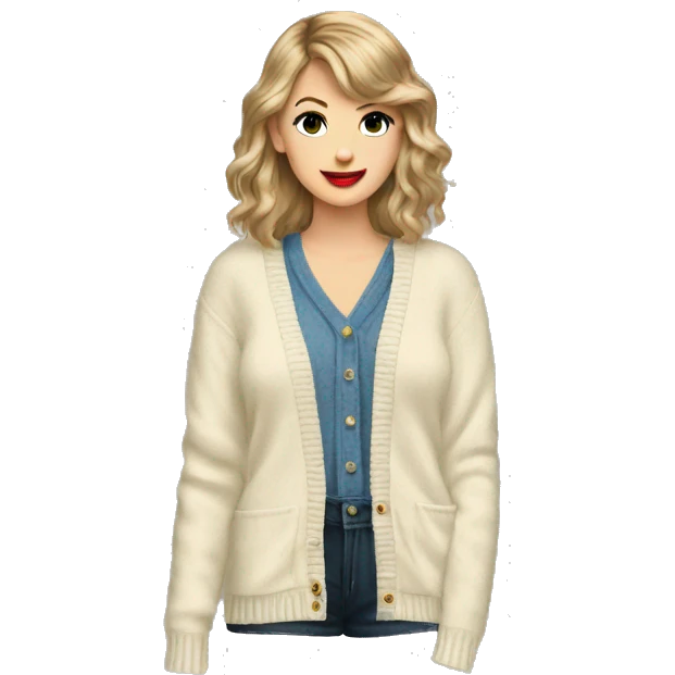 taylor swift cardigan emoji