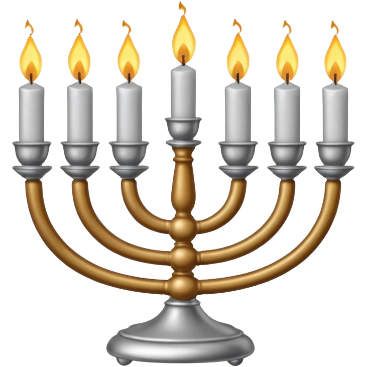 latkes and menorah emoji