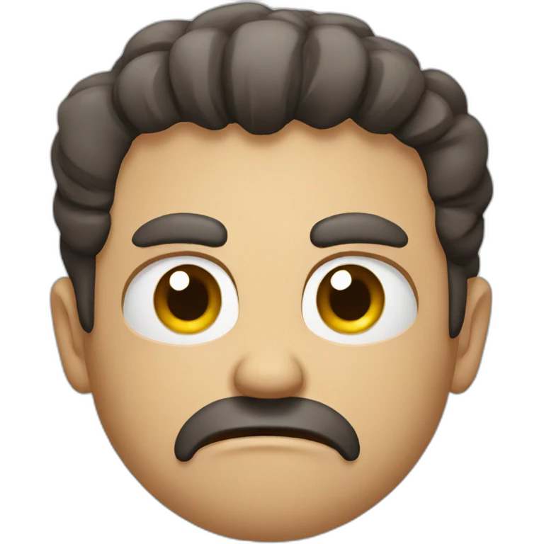 Angry man emoji
