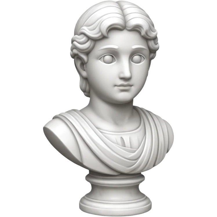 a marble statue emoji