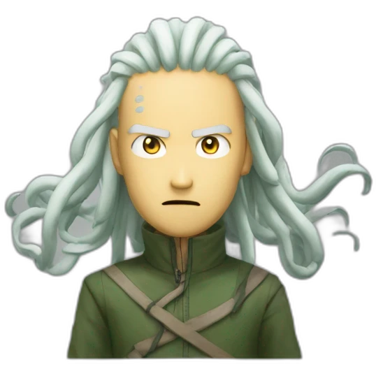 la fusion entre un kraken et naruto emoji