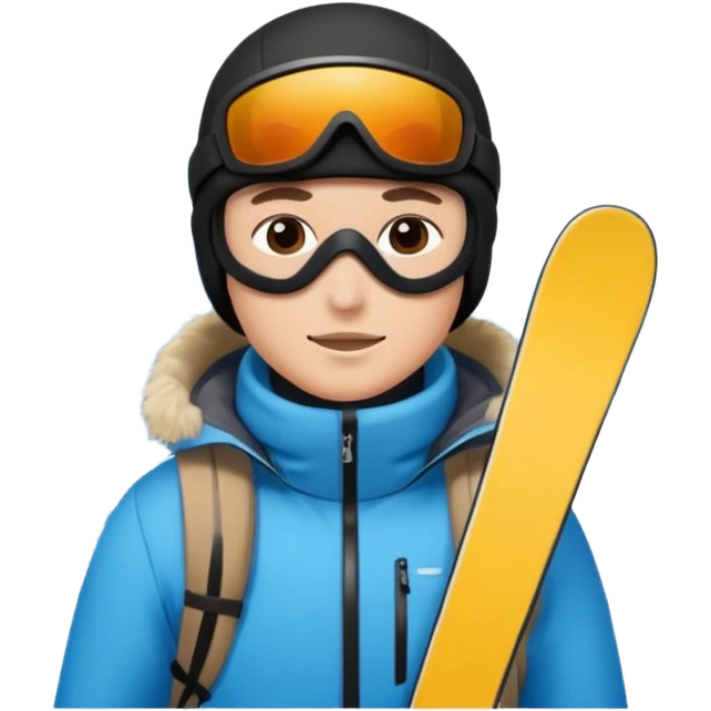 skiing emoji